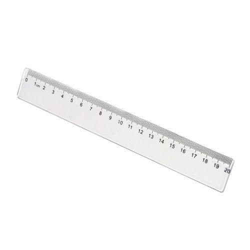 Clear Plastic Ruler 20cm