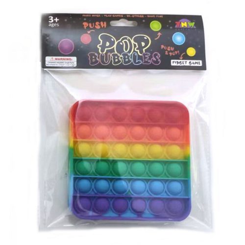 Bright Rainbow Push Pop 12.5cm