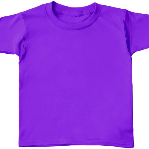 Plain T-Shirt Size 2-4 (Purple)
