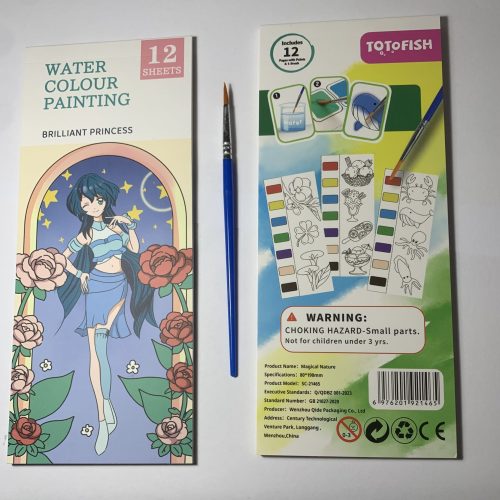 Paint With Water Book - Brilliant Princess