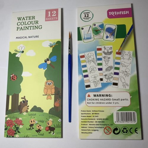 Paint With Water Book - Magical Nature