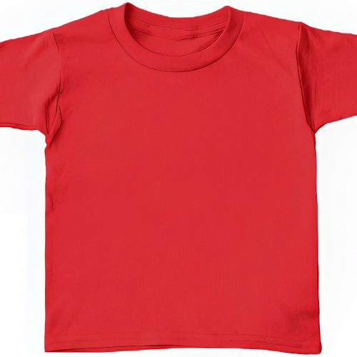 Plain Red T-Shirt size 2-4