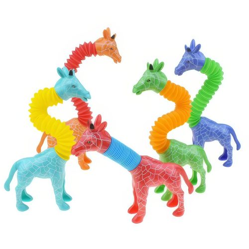 Animals, plastic, with stretchy neck